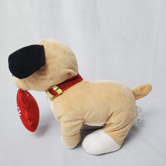 Gemmy Animated Begging Valentine Puppy Plush Toy 2019 "Ain't Too Proud to Beg" - Picture 3 of 15
